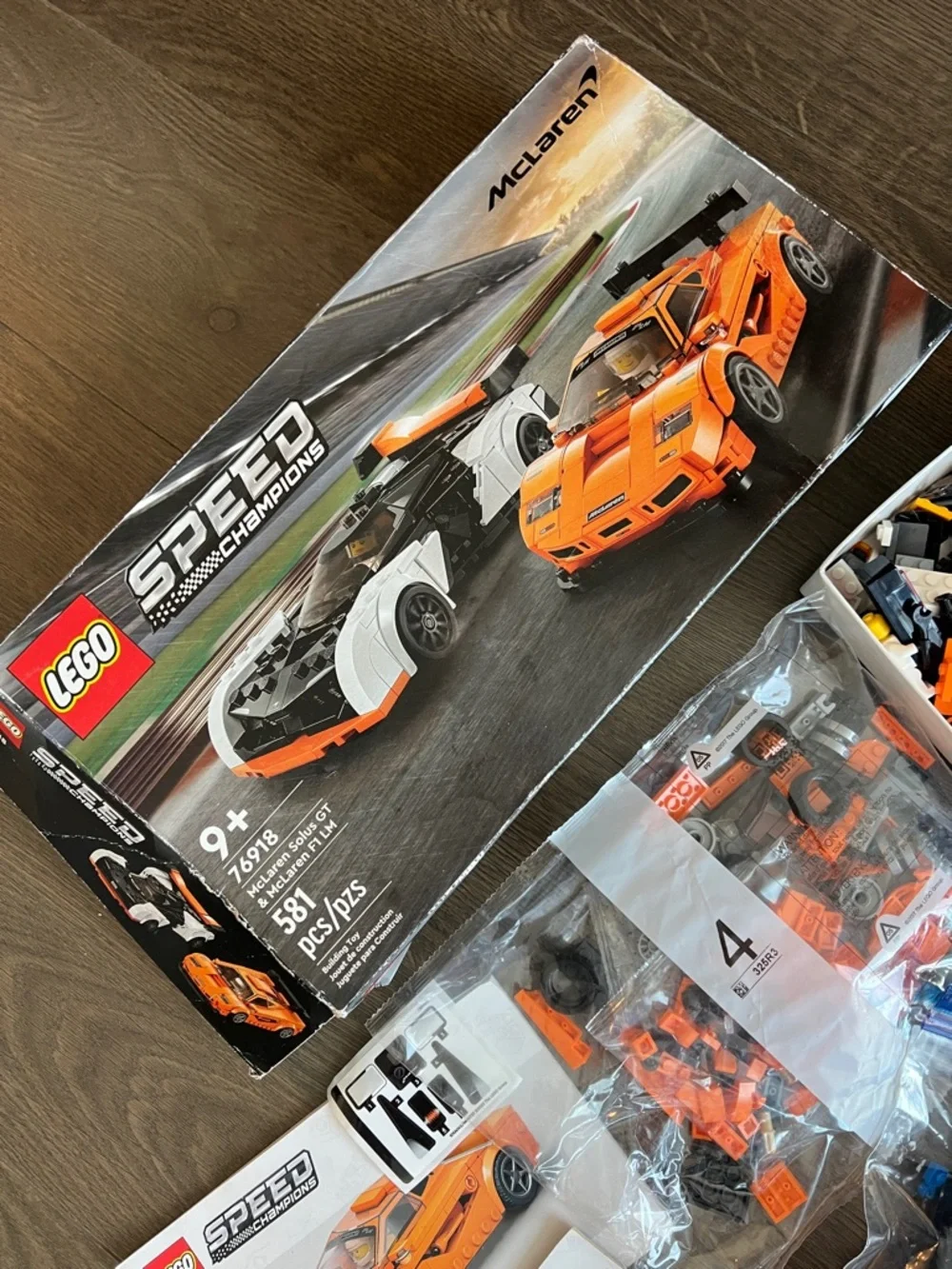 LEGO Speed Champions Orange and Black McLaren Race Car Mixed mismatched set - Picture 9 of 11